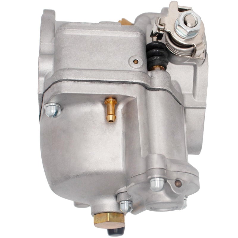 JIK New Super E Carburetor for HD Big Twin & Sportster Shorty Carb Super E 11-0420 with Fuel Filter and Spark Plug - Image 4
